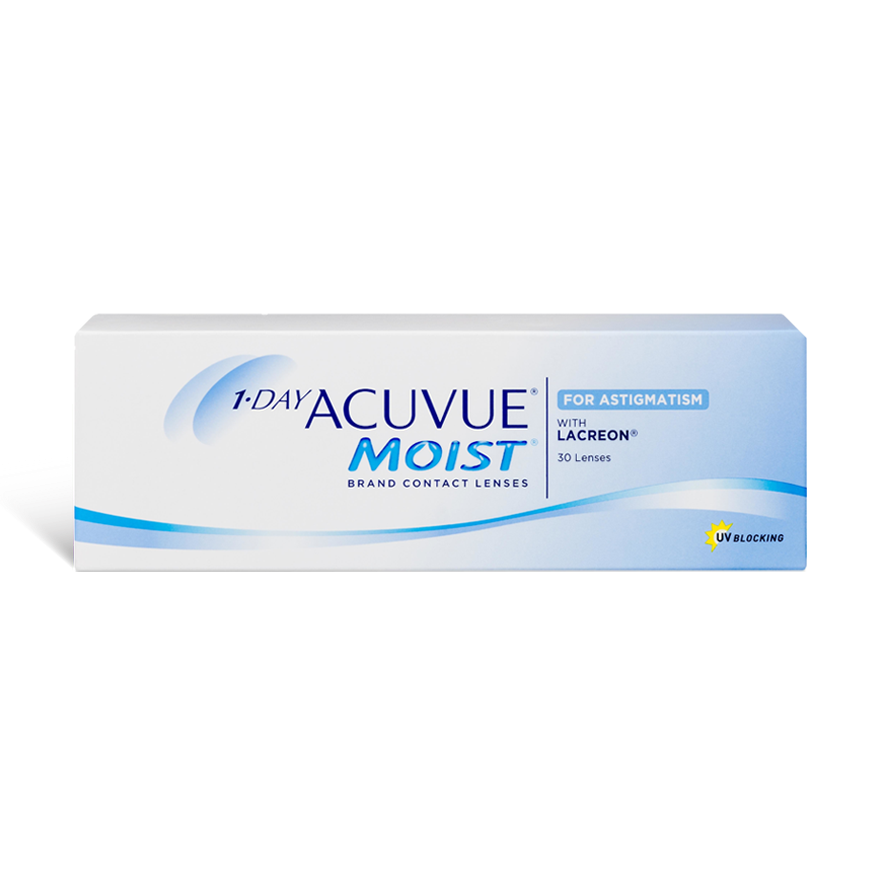 Caja de Acuvue 1-Day Acuvue Moist para Astigmatismo