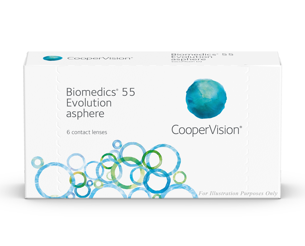 Caja de Biomedics Biomedics 55 Evo